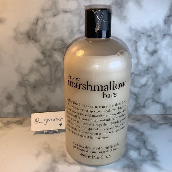 Philosophy Bath & Body Crispy Marshmallow Bars 6 Oz Shampoo Shower